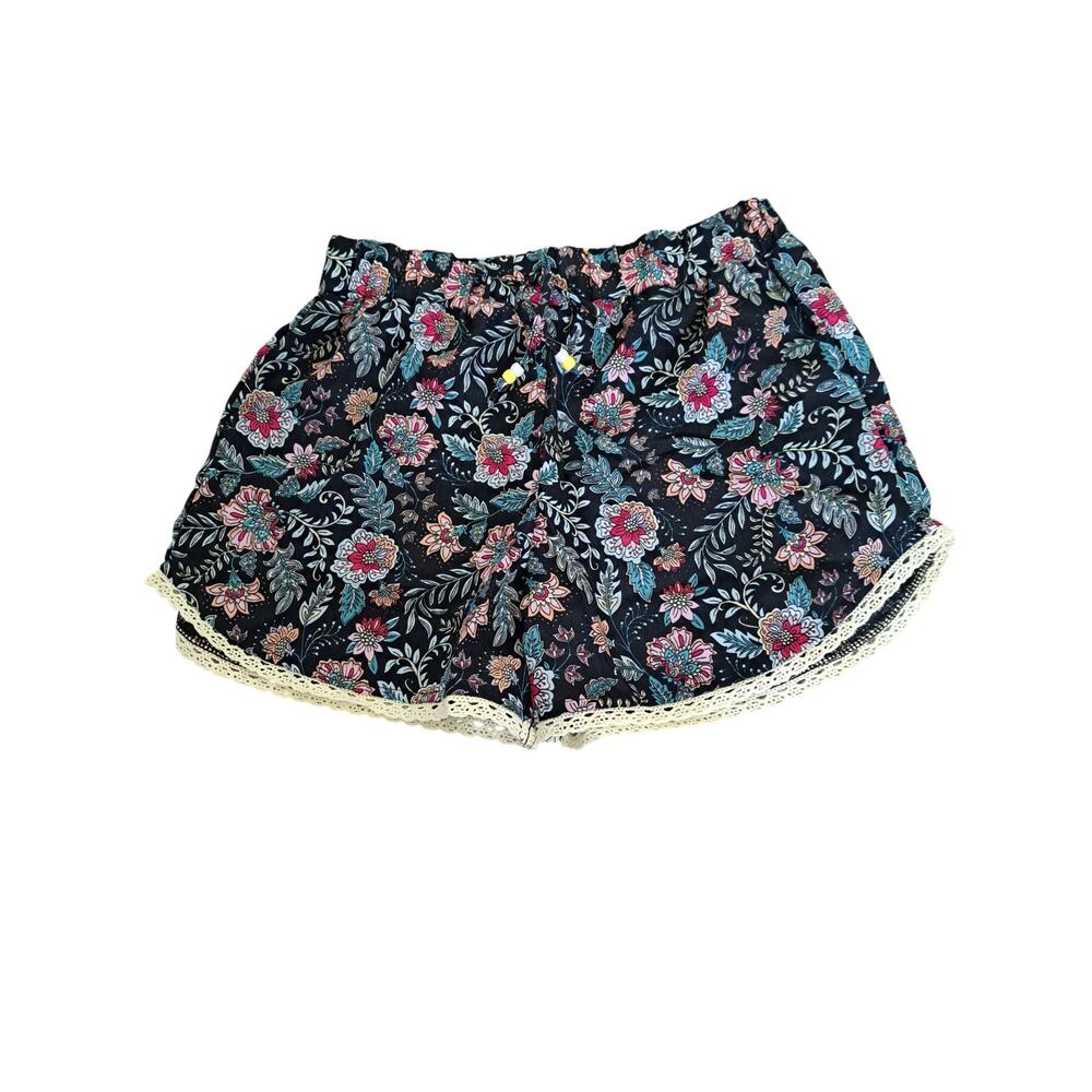 RMLA Girl’s Size 10 Yellow Lace & Dark Floral Short Set NWOT - Picture 10 of 11